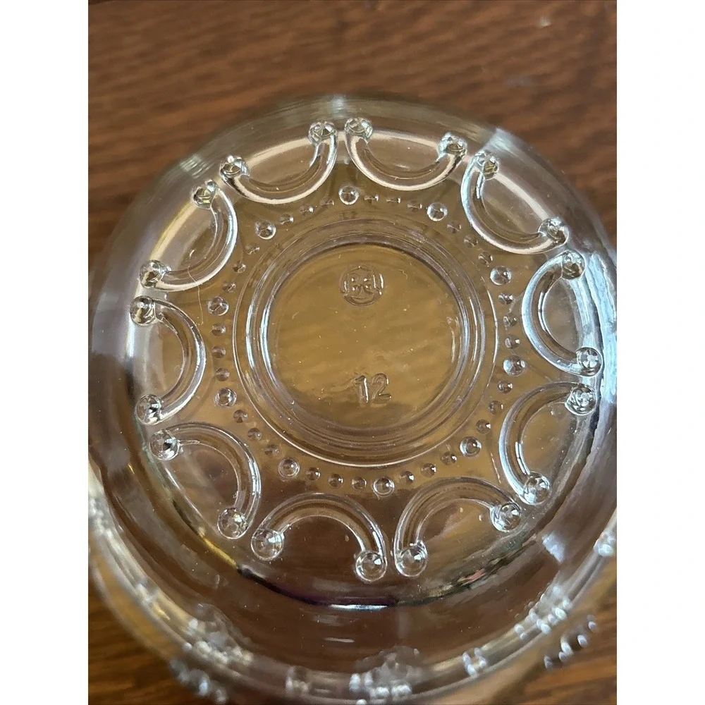 Crystal‎ Clear Industries Clear Glass Bowl  Beads Panels Number 12